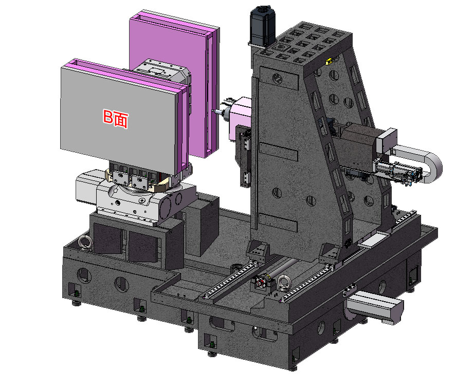 普拉迪數控機床/銑床5G通訊工件大小型箱體臥式加工中心PWA-CNC8050